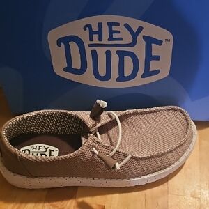 Hey Dude Tan Slip-On Shoes